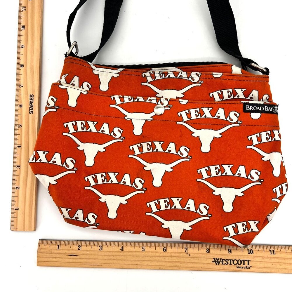 University of Texas Longhorns UT Orange Crossbody Bag Purse By Broad Bay - Picture 13 of 15